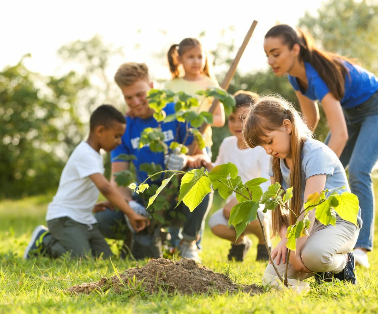 Enfants lors d'une activité de la maison d'enfants de saint vincent de paul