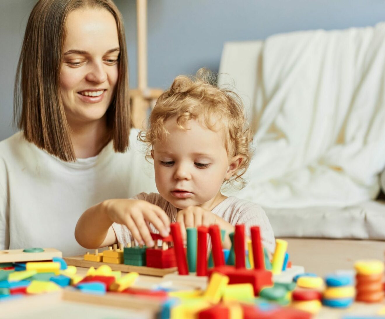 enfant dans une Mesure PEAD