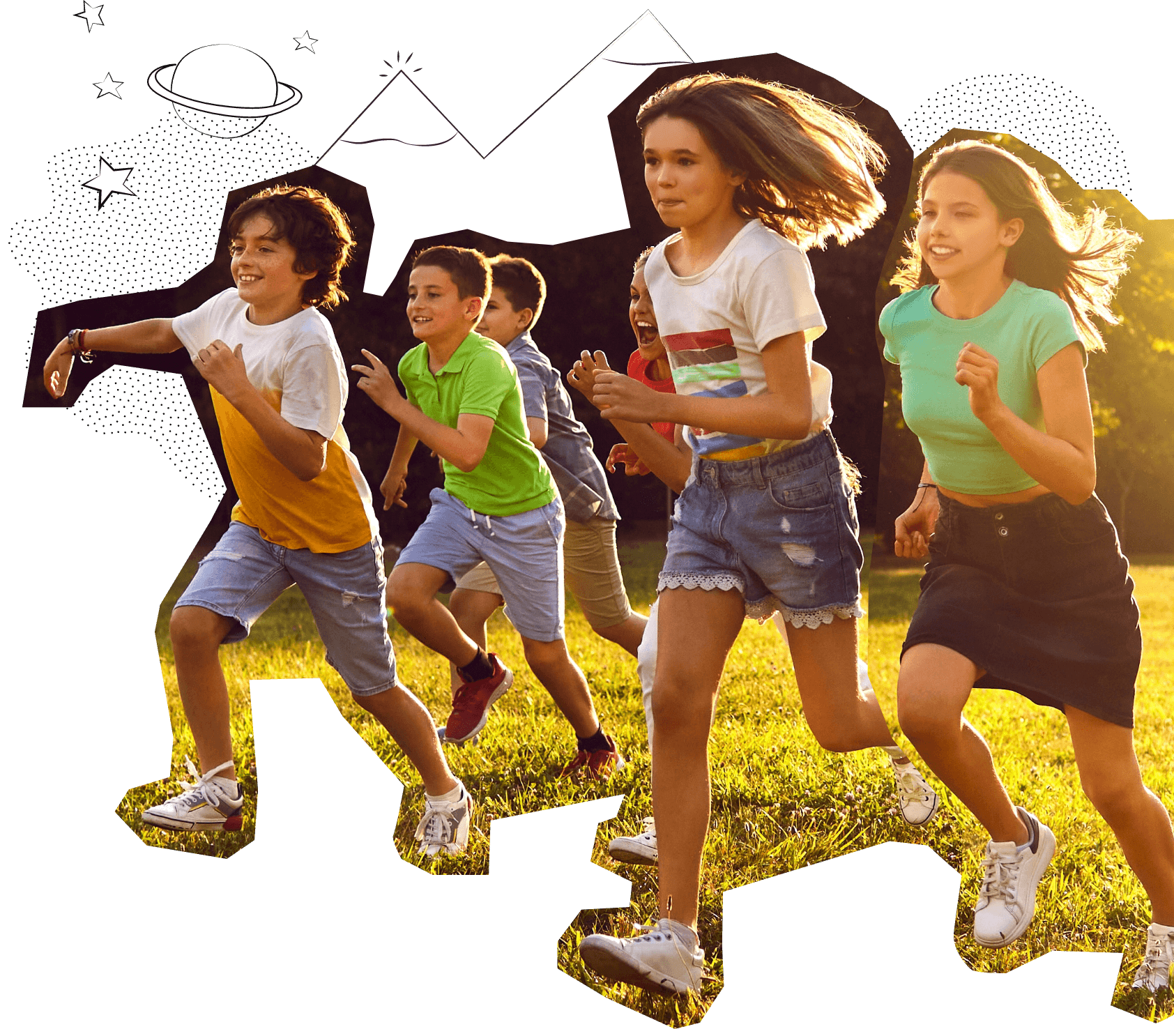 Enfants de la Maison d’enfants Saint Vincent de Paul